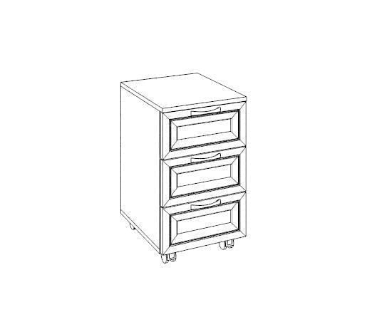 Тумба универсальная Модуль №19 Ясень шимо светлый/белый_2
