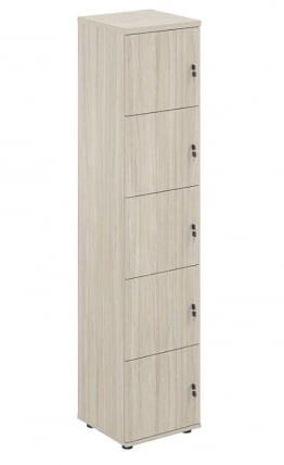 Локер 5 ячеек Сигма СГ.818.ОЛ.ОЛ Дуб светлый / Sigma SG.818.OL.OL_0