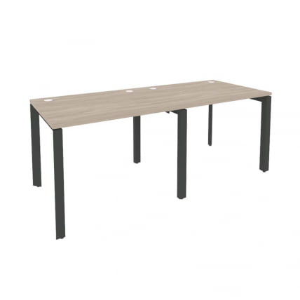 Рабочая станция на П-образном м/к ONIX O.MP-RS-2.1.8 Дуб Аттик/Антрацит_0