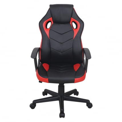 Кресло компьютерное BRABIX Fighter GM-008 экокожа Черное/красное_4