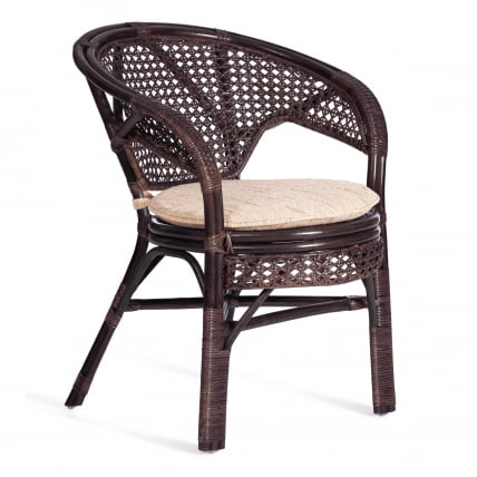 Кресло PELANGI 02/15 B /с подушкой/ Орех_0