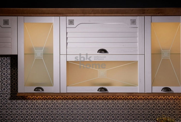 Карниз К-8 нижний, Кантри (2800*50*30) Риббек Натуральный, 21036 _1