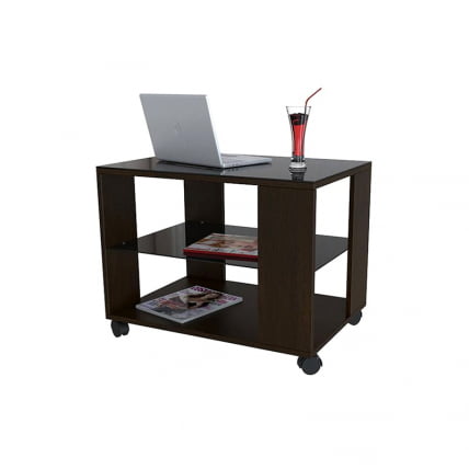 Стол журнальный BeautyStyle 5 Венге/стекло черное_0