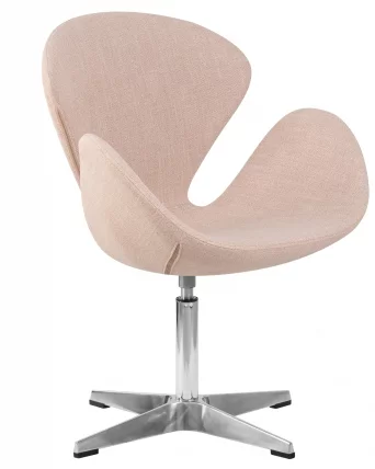 Кресло дизайнерское DOBRIN SWAN Бежевая ткань IF1_1