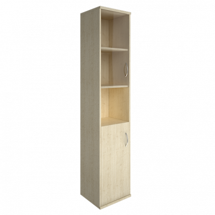 Шкаф высокий узкий левый Riva А.СУ-1.4 Л Клен_0