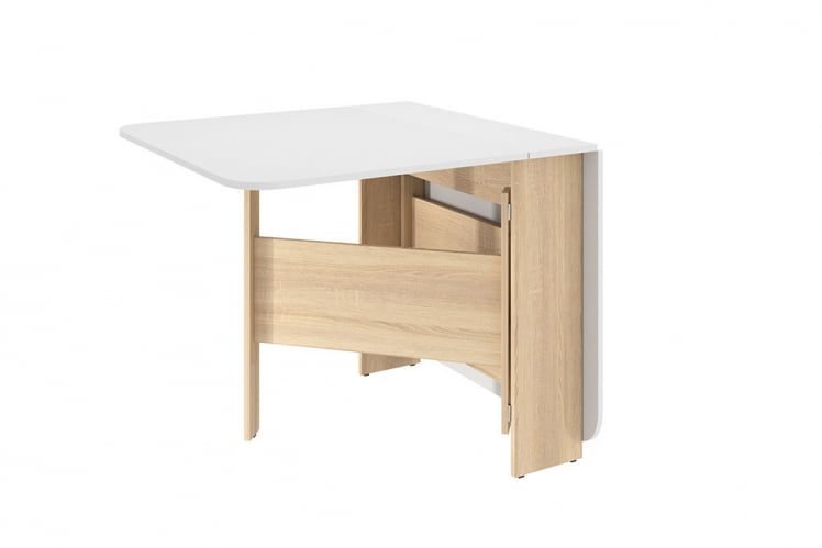 Стол-книжка раскладной Мечта 2 KM-0005 дуб сонома/белый_0