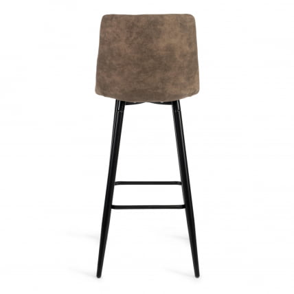 Стул барный SPICE (mod.8078) металл,ткань наппа, 51 x 42 x 104 см, светло-коричневый/черный, PK-01_3