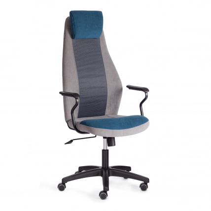 Кресло AVIATOR флок, ткань , синий/серый/серый, 32/29/W2-1_0