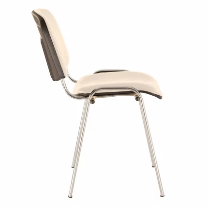 Стул для посетителей Iso CF-001 хром кожзам Бежевый_2