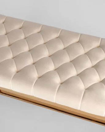 Банкетка БРУКЛИН велюр Бежевый_5