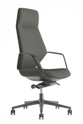 Кресло Дэвос СТАР-C-Х Темно-серый/Металл Черный / Davos STAR-C-H_0