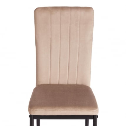 Стул VERTER (mod. 37-1) металл, вельвет, 47,8 х 41,5 х 97 см, Beige (бежевый) HLR8 / черный_5