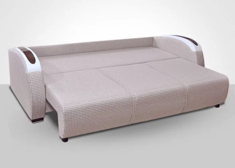 Диван-кровать Европа-2 каролина блэк микровелюр кожа 24-1 эйвон 270[_2