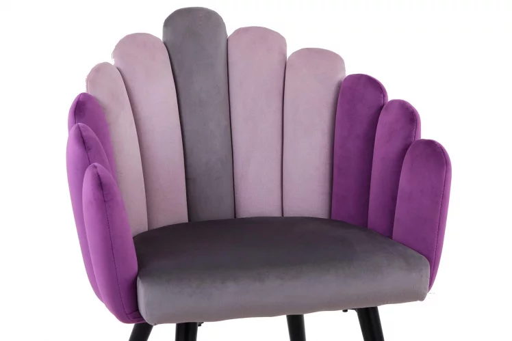 Кресло Камелия велюр Серый_6