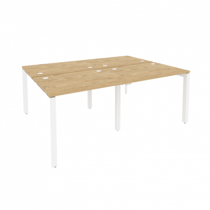 Рабочая станция на П-образном м/к ONIX O.MP-D.RS-4.1.7 Тиквуд Светлый/Белый_0