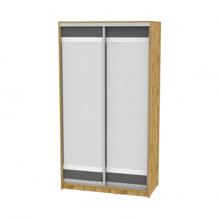 Шкаф-купе Б-220х120х60-1(ДВ-Графит-Д10Д10) / B-220х120х60-1(ДВ-Графит-D10D10)_0