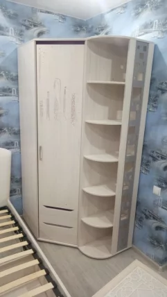 Стеллаж угловой (левый/правый) Мегаполис 55.05 Сосна Астрид_11