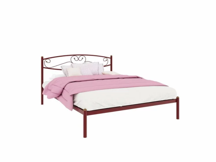 Кровать Каролина 1400х2000 Красная_0