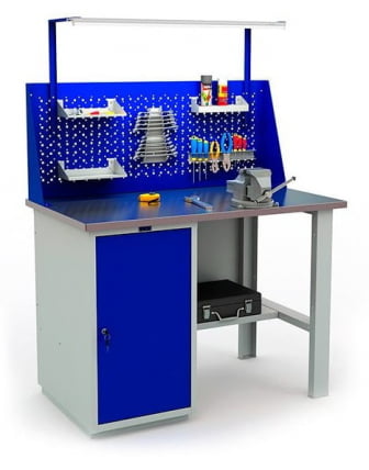 Верстак Профи ВТ120.ВД1/Ф1.120.В Сине-серый / Profi WT120.WD1/F1.120.W_0