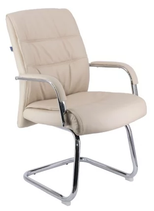Кресло для посетителей Bond CF экокожа Бежевый_0