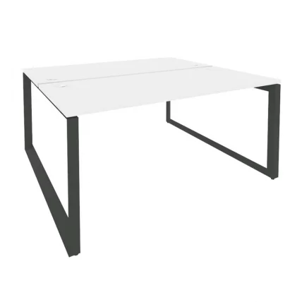 Рабочая станция на О-образном м/к ONIX O.MO-D.RS-2.4.7 Белый Бриллиант/Антрацит_0