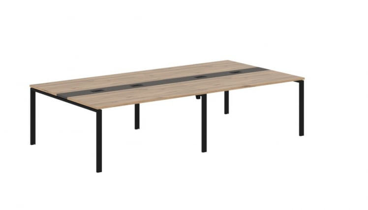 Переговорный стол EDIS EUCT 3116 Дуб Денвер светлый Мокко Черный_0