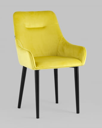 Стул Джоан велюр Желтый_1