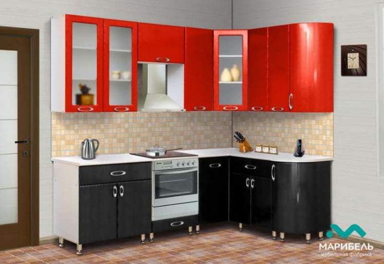 КУХОННЫЙ ГАРНИТУР «МЫЛО 128» 2,4 х 1,5 м 23085_0