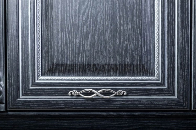 Кухонный гарнитур 2400 Италия №03 Черный Дуб темный_1