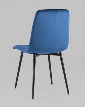 Стул Одди велюр Синий_5