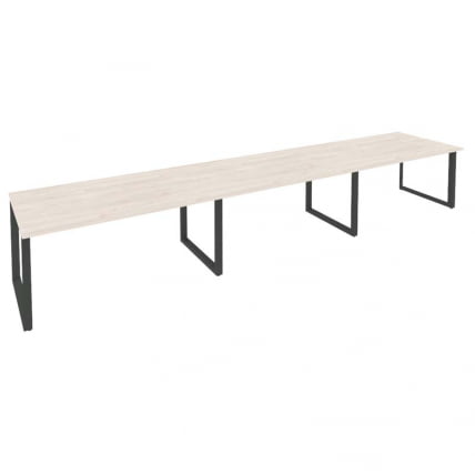 Стол переговорный (3 столешницы) ONIX O.MO-PRG-3.4 Денвер Светлый/Антрацит_0