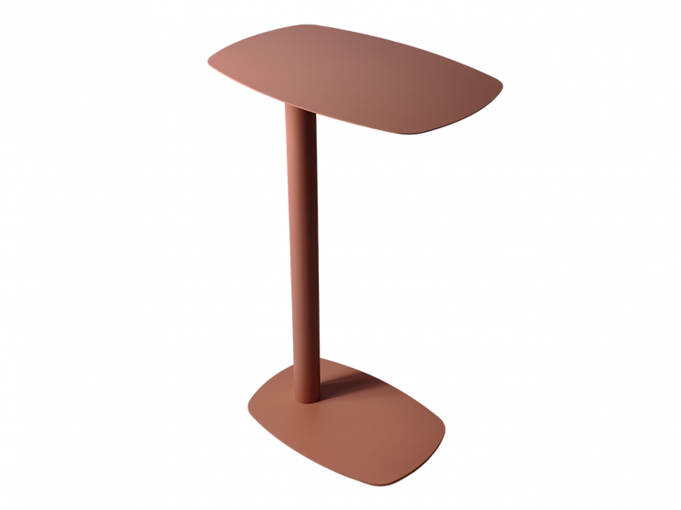 Журнальный столик Eanna L металл коралловый_1