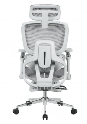 Кресло офисное ТопЧаирс Продигй с оттоманкой серый / TopChairs Prodigy_4