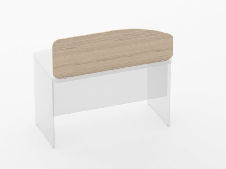 Экран разделительный Glassy 5.12.12 Орех_1