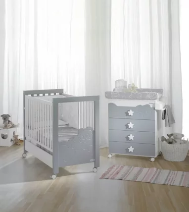 Постельное белье Micuna Dolce Luce 3 предмета 120x60 TX-821 Grey_2