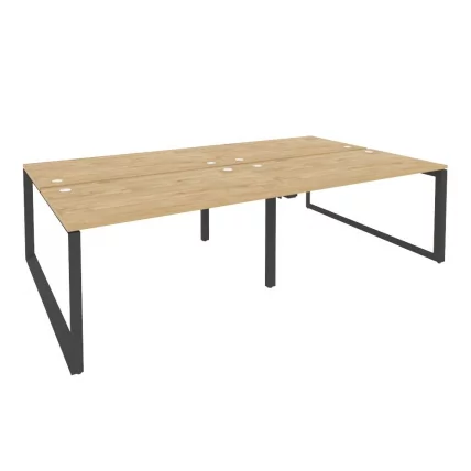 Рабочая станция на О-образном м/к ONIX O.MO-D.RS-4.3.8 Тиквуд Светлый/Антрацит_0