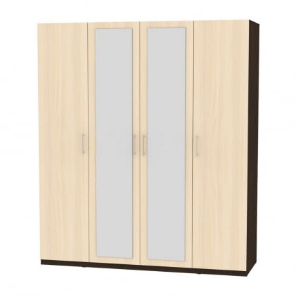 Шкаф распашный R-198х180х60-1-M(Венге-ДМ)_0