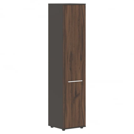 Шкаф-колонка с глухой дверью ЕДИС ЕХCС 42.1 Дуб Денвер темный Белый Мокко / EDIS EHCS_0