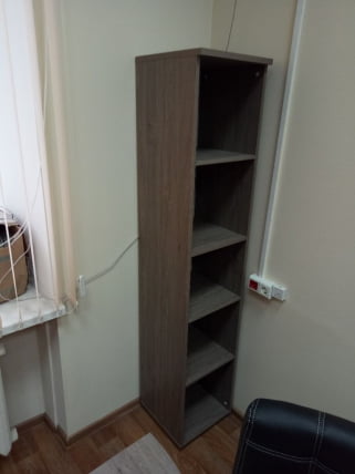 Шкаф высокий открытый Twin 16.16.12 Дуб Верцаска_2