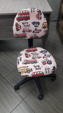 Детское кресло CХАИРМАН КИДС 104 Блаcк Автобус (Б) / CHAIRMAN KIDS Black_0