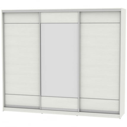 Шкаф-купе B-220х270х60-1(ВД-D7D8D7)_0