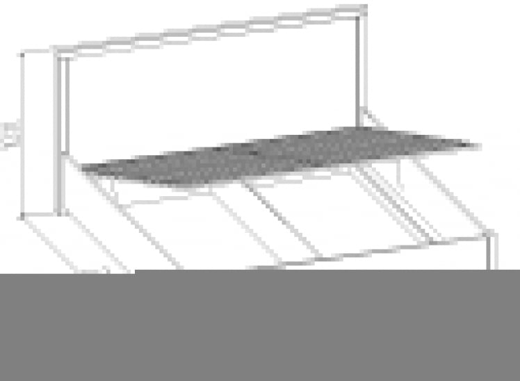 Кровать с подъемным механизмом (1800) BAUHAUS 1.2 Дуб Сонома/Орех шоколадный(спальня)_1