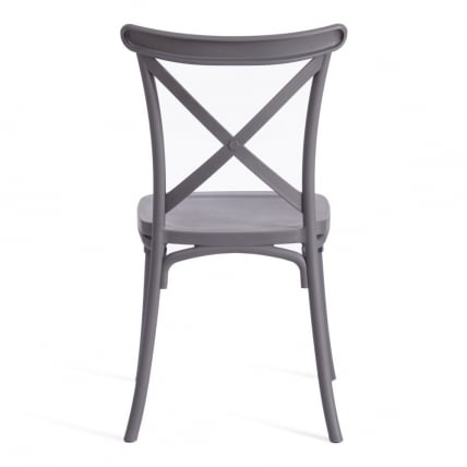 Стул CROSS (mod. PL24) / 1 шт. в упаковке пластик, 48 х 58 х 89 см, Dark-grey (темно-cерый) 15537_4