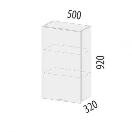 Шкаф кухонный (лев/прав) Бостон 104.10_5