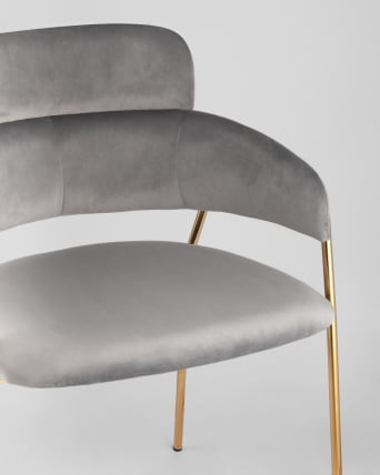 Стул Полин Светло-серый_8