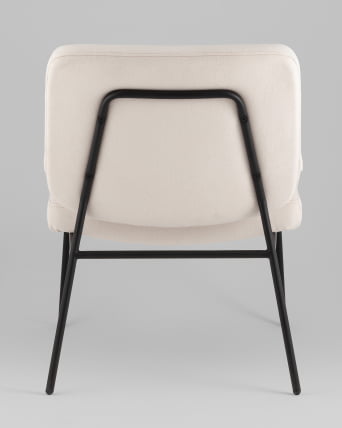 Кресло Эбигейл велюр молочный_4