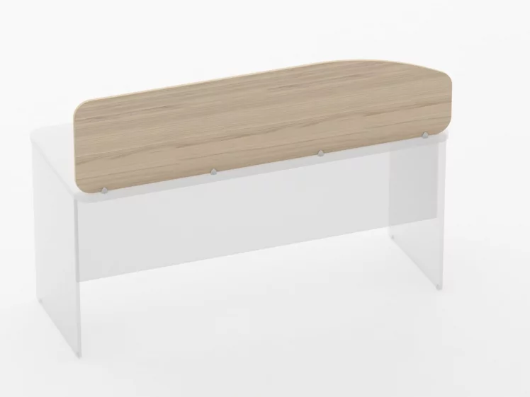 Экран разделительный Glassy 5.12.16 Бук светлый_1