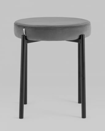 Табурет Рио велюр Темно-серый_2