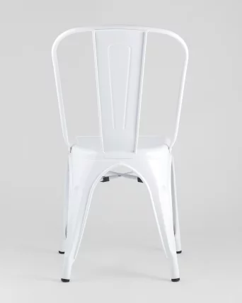 Стул TOLIX с высокой спинкой Белый глянцевый_5