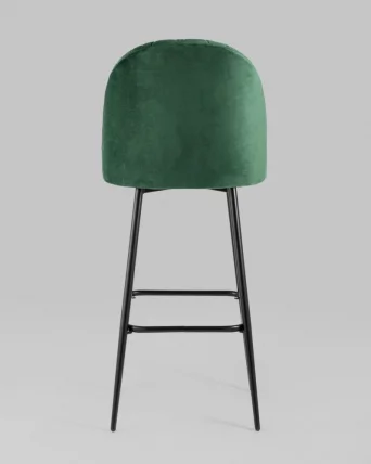 Стул барный Марсель Б велюр Зеленый_4